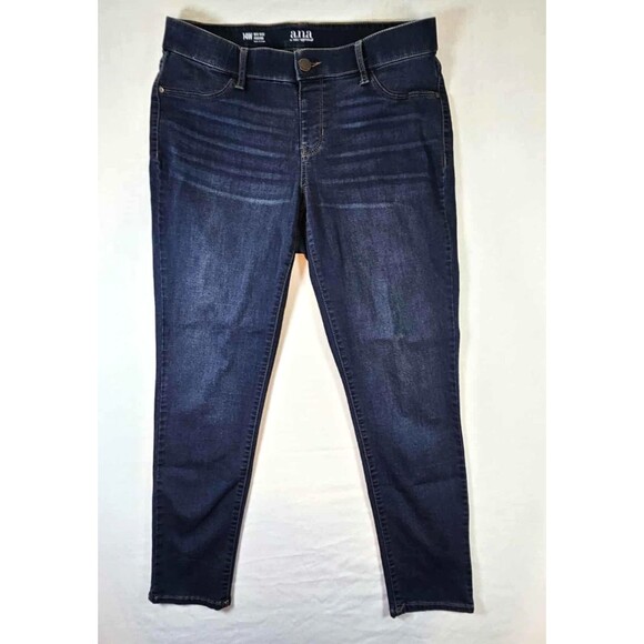 A.N.A a new approach Mid-Rise Jegging Stretch Size 14W Dark Wash Pull On - Picture 1 of 9